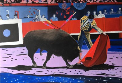 Matador mit Stier