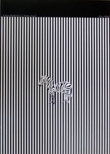 Zebraplakat – Peter Nagel, Dieter Asmus