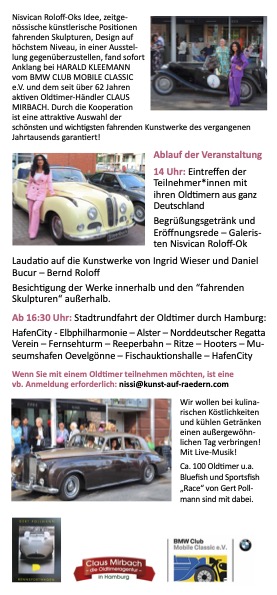 Großes Oldtimer-Event "Nissis Kunst auf Rädern" und Kunstausstellung von Ingrid Wieser und Daniel Bucur 58