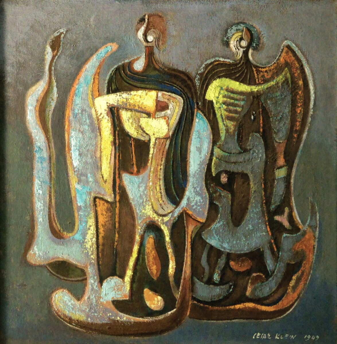 abstrakte Figuren von Caesar Klein