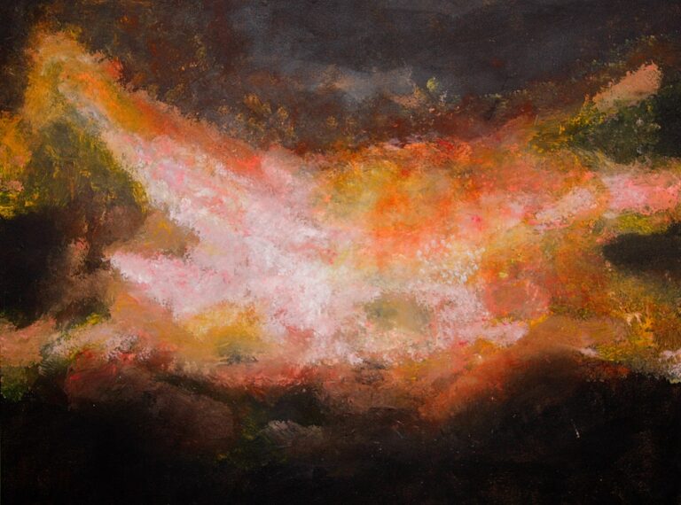 sternenstaub acryl auf leinwand von horst güntheroth