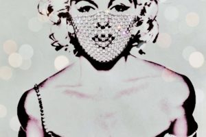 MARILYNS DIAMONDS: Kunstdruck auf Alu Dibond glänzend, 40×30 cm, Maribel Brandis