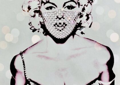MARILYNS DIAMONDS: Kunstdruck auf Alu Dibond glänzend, 40×30 cm, Maribel Brandis