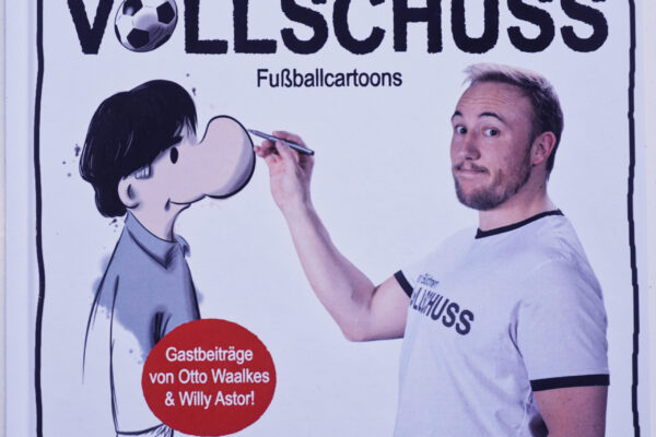 VOLLSCHUSS: Fußball | Cartoons, Buch, Carlo Büchner (Otto Walkes und Willy Astor)