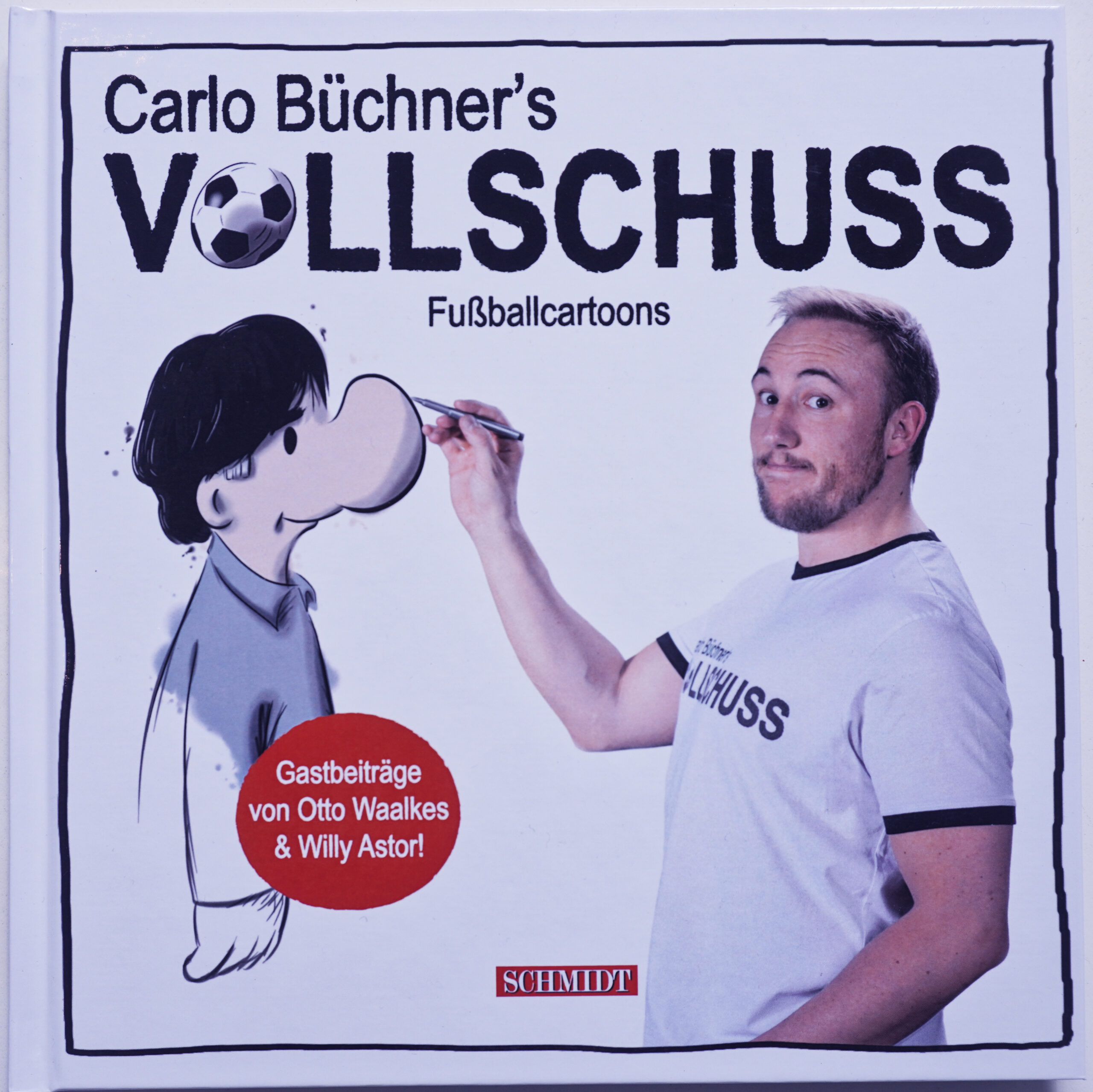 VOLLSCHUSS: Fußball | Cartoons, Buch, Carlo Büchner (Otto Walkes und Willy Astor)