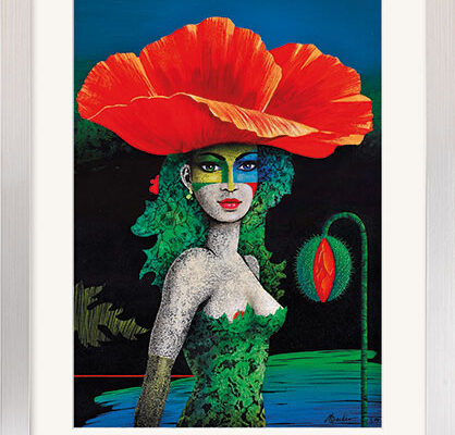 Michael Becker: Bild „Mohna II“, gerahmt