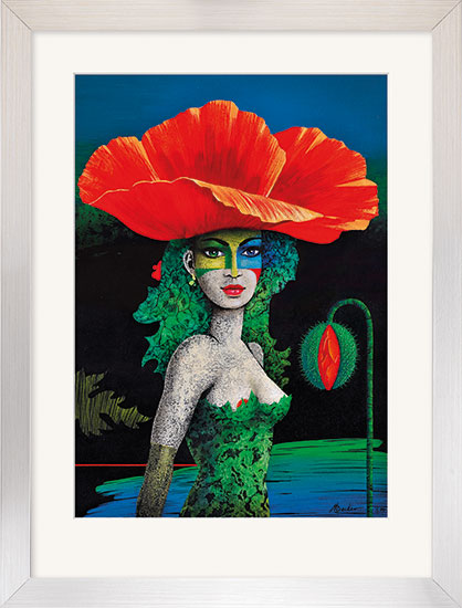 Michael Becker: Bild "Mohna II", gerahmt
