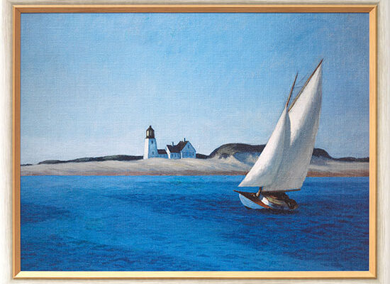 Edward Hopper: Bild „The long leg“ (1930), gerahmt
