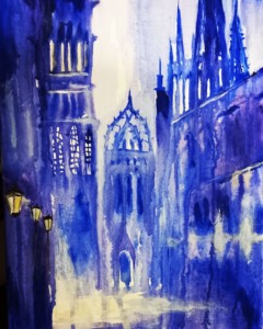 Gothic blue nr. 1