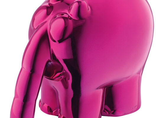 Otto Waalkes: Skulptur „Ottifant“, Version in Kunstguss Metallic-Pink
